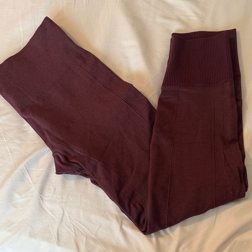 Burgundy Leggings